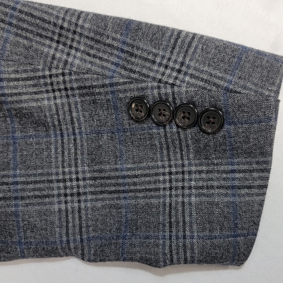 Lauren Ralph Lauren Men's Wool Blend Gray 2 Button Blazer Sportcoat 46R - Picture 9 of 14